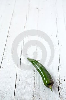 Mix of fresh vegetables. Green pepper photo