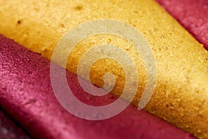 Mix fruit pastille marshmallow close-up