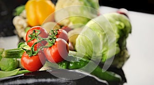 Mix of healthy Organic Vegetable Composition