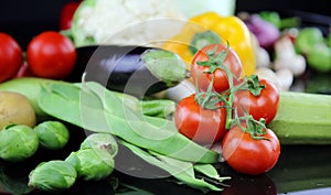 Mix of healthy Organic Vegetable Composition