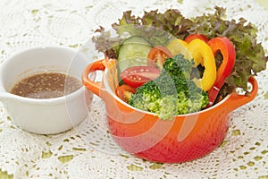 Mix healthy salad