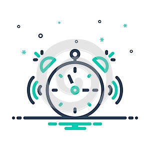 Mix icon for Alarm, clock and timer