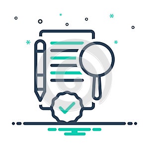 Mix icon for Assessing, judge and estimate