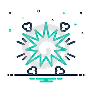 Mix icon for Boom, reverberation and burst
