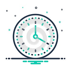 Mix icon for Clock, time keeper and countdown