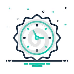 mix icon for Clock, time and timer