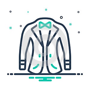 Mix icon for Coat, fabric and garments