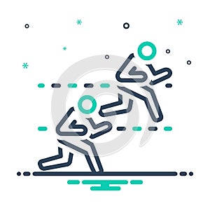 Mix icon for Compete, race and game