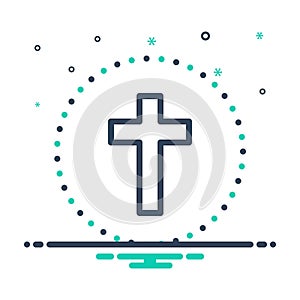 Mix icon for Cruz, cross and belief