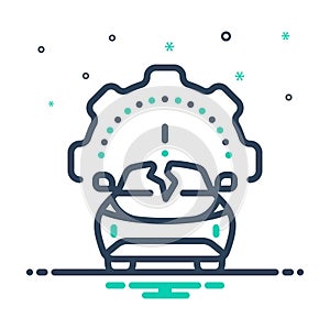 Mix icon for Damage, impairment and broken photo