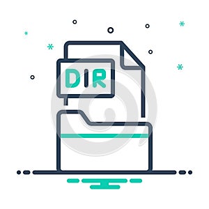 Mix icon for Dir, document and folder