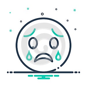 Mix icon for Dissapoint, emoji and weep