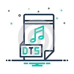 Mix icon for Dts, application and audio