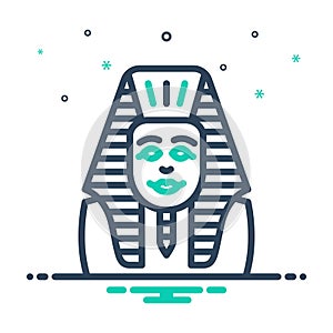 Mix icon for Egypt, africa and ancient photo