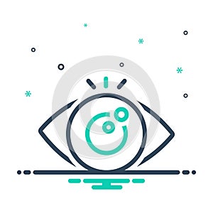 mix icon for Eye Looking, vision and view