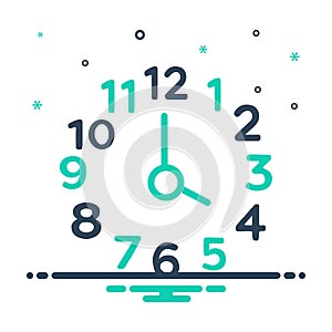 Mix icon for Four, timer and clock