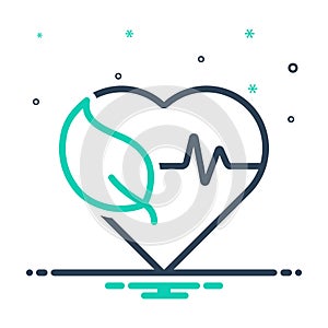 Mix icon for Health, well being and healthy