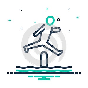 Mix icon for Jump, bounce and obstacle