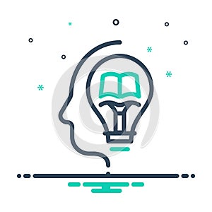 Mix icon for Knowledge, knowing and wit