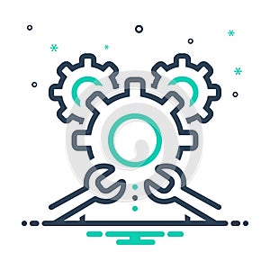 Mix icon for Machinist, setting and tool