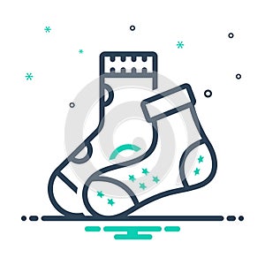 Mix icon for Mismatch, socks and nudes