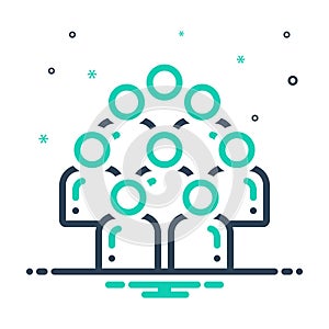 Mix icon for Multitude, crowd and mob