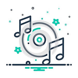 Mix icon for Musically, concert and listening