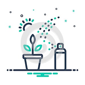 Mix icon for Necessary, plant and water