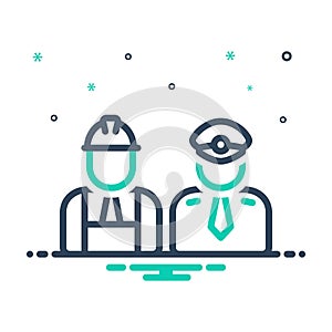 Mix icon for Occupations, profession and work