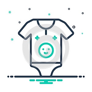 Mix icon for Onesie, one piece and baby