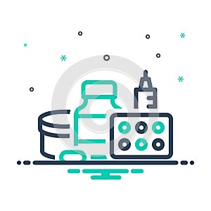 Mix icon for Pharmacology, herb and drugstore