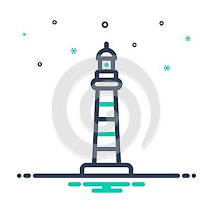 Mix icon for Plymouth, tower and pharos