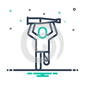Mix icon for Possible, dumbbells and exercise