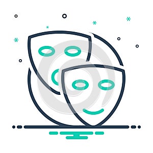 Mix icon for Pretend, mask and drama