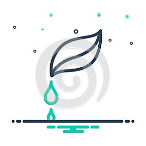 Mix icon for Pure, droplet and water