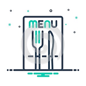 mix icon for Restaurant, shop and food