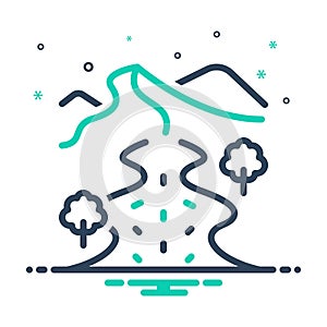 Mix icon for Riverside, littoral and nature