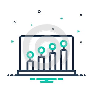 Mix icon for Rounds, encircle and graph