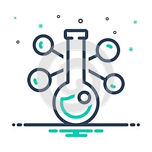 Mix icon for Scientific, laboratory and flask