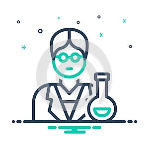 Mix icon for Scientists, researcher and erudite