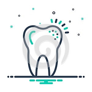 Mix icon for Sensitive, cavities and tooth