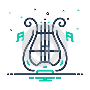 Mix icon for Symphony, music and instrument