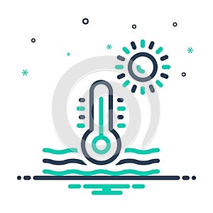 Mix icon for Temp, temperature and instrument