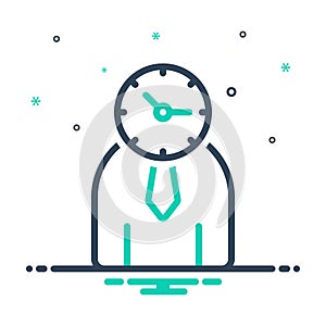 mix icon for Time Management, management and monograph