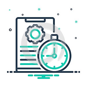 mix icon for Time Management, organize and document