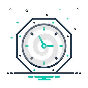 mix icon for Timing, clock and adjust