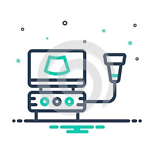 Mix icon for Usgs, cardiac and machine