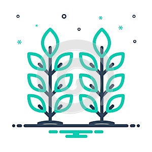 Mix icon for Vegetation, plants and flora