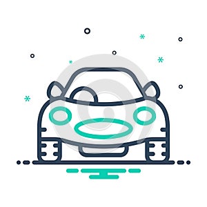 Mix icon for Vehicle, conveyance and transport