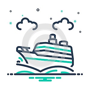 Mix icon for Voyage, sea and travel